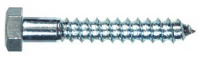 Hillman 3/8 in. X 1-1/2 in. Zinc Hex Lag Screw 100 Ct. 230077 - All