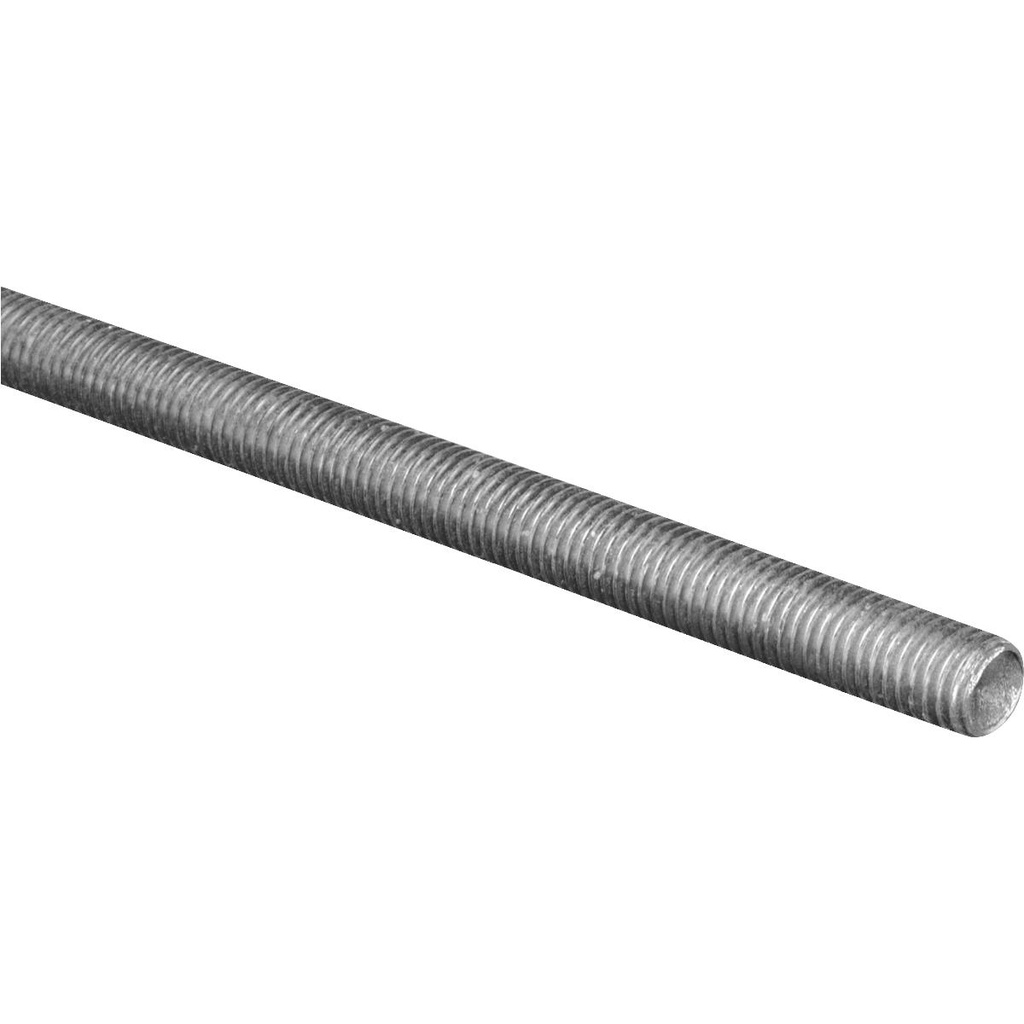 [400004055] Hillman Steelworks 1/4 in. X 3 Ft. Steel Threaded Rod 11009 - All
