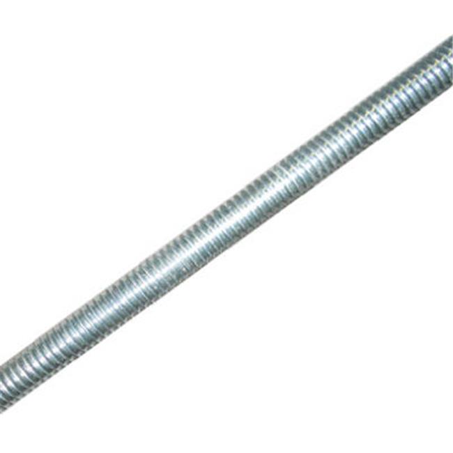 0.63-11 in. X 6 Ft. Steel Threaded Rod - Zinc Plated