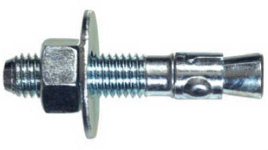 [400004409] 371932 0.37 X 3.75 in. Power Stud Wedge Anchor, Zinc - 50 Count