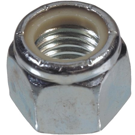 [400004936] Hillman 3/8 in. Zinc-Plated Steel USS Nylon Lock Nut 100 Pk