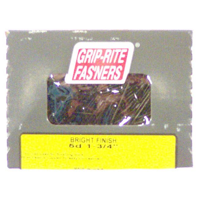 Grip-Rite 3D 1-1/4 in. Finishing Bright Steel Nail Brad 1 Lb.