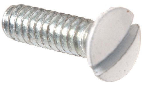 The Hillman Group the Hillman Group 4197 White Electrical Switch Plate Screw 6-32 X 1 in. (20-Pack)