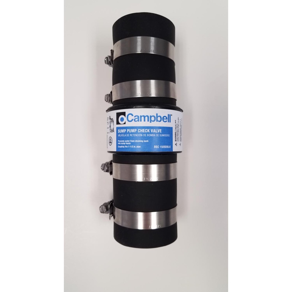 [4007522] Campbell 1-1/2 in. D X 1-1/2 in. D Plastic Swing Check Valve