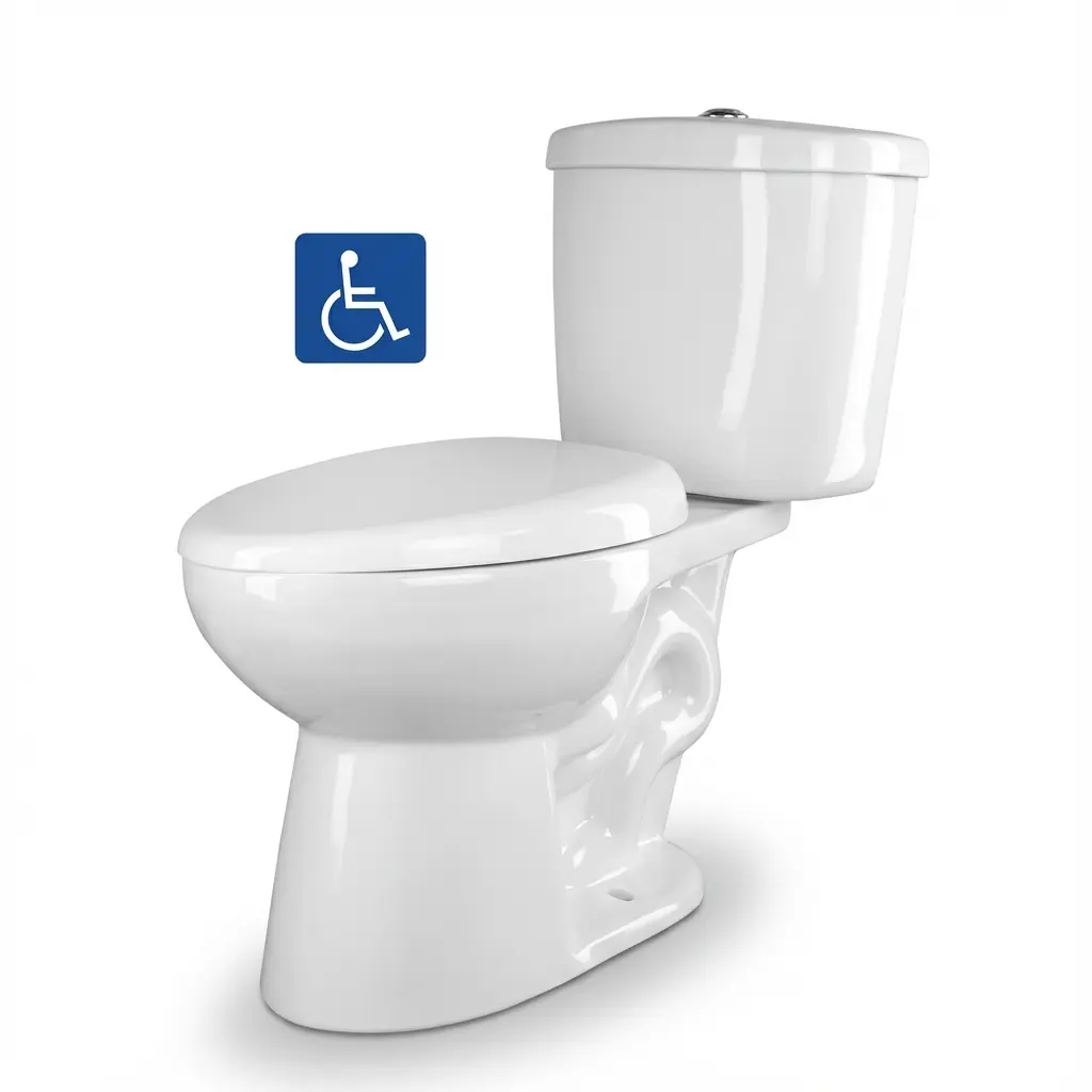 OAKBROOK INODORO 2 PIECE ELONGADO ALTO D/FLU