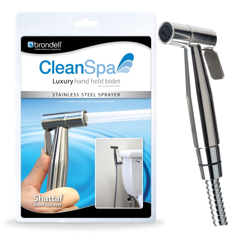 Brondell CleanSpa N/a Gal Silver Hand Held Bidet