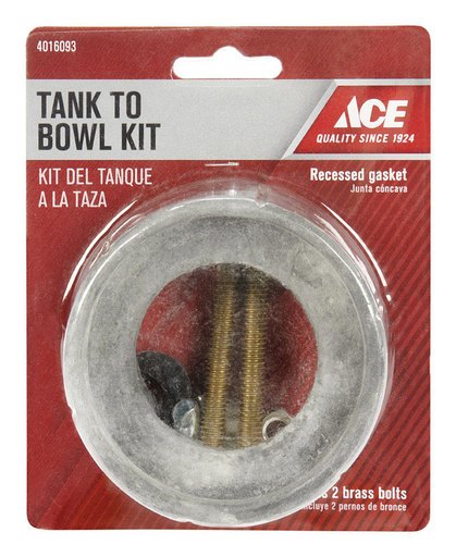 [4016093] Ace Tank to Bowl Kit Brass/Rubber
