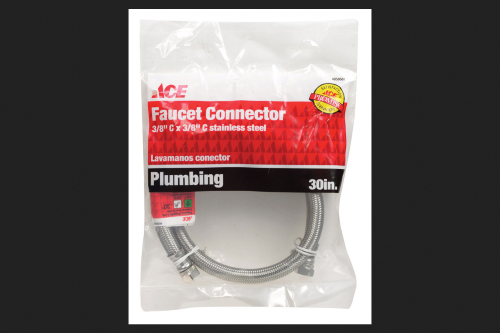Ace 3/8 in. Compression X 3/8 in. D Compression 30 in. Braided Stainless Steel Supply Line