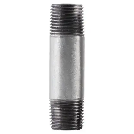 STZ Industries 1-1/4 in. MIP Each X 1-1/4 in. D MIP Galvanized Steel 4 in. L Nipple