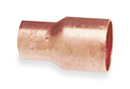 NIBCO 1/2 in. Sweat X 3/8 in. D Sweat Copper Coupling with Stop 1 Pk