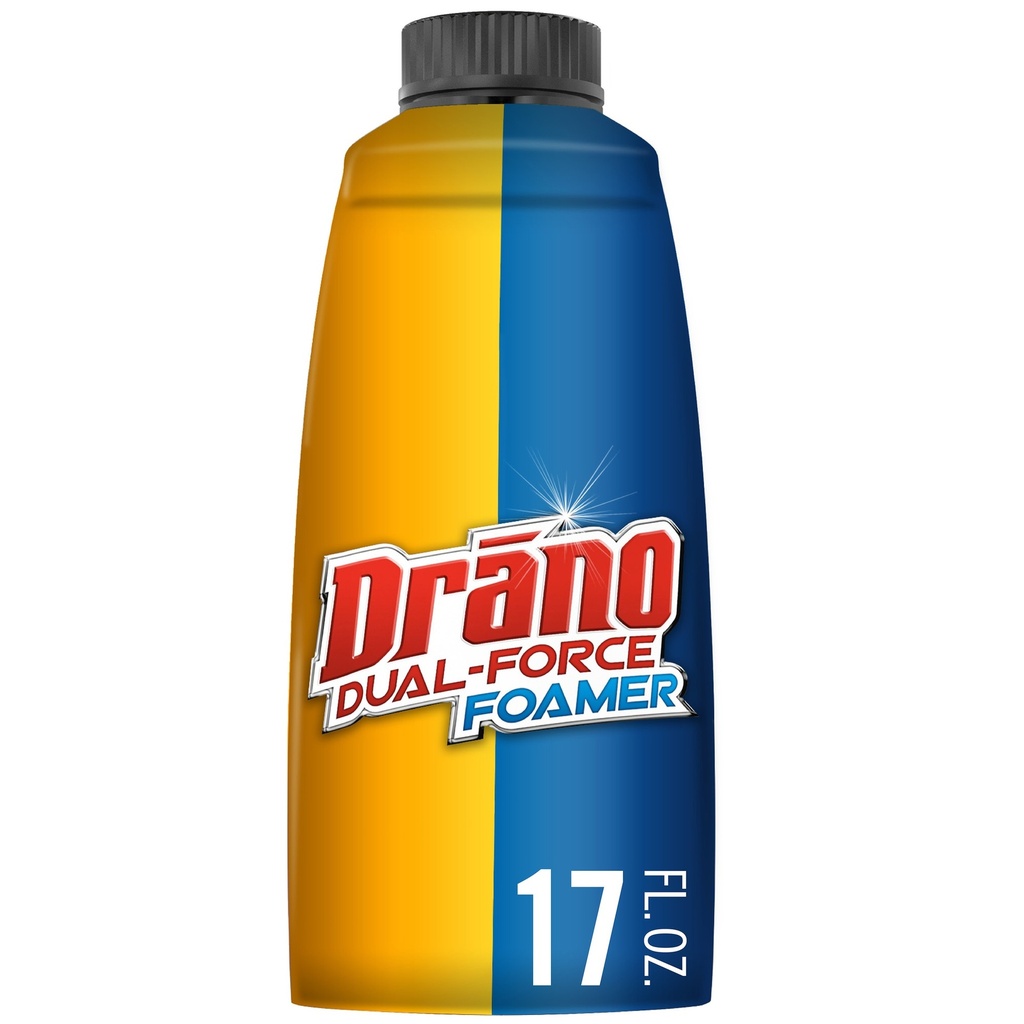 [4163630] Drano Dual-Force Clog Remover - 17oz