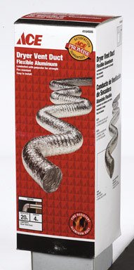 Ace 20 Ft. L X 4 in. D Silver Aluminum Dryer Vent Duct