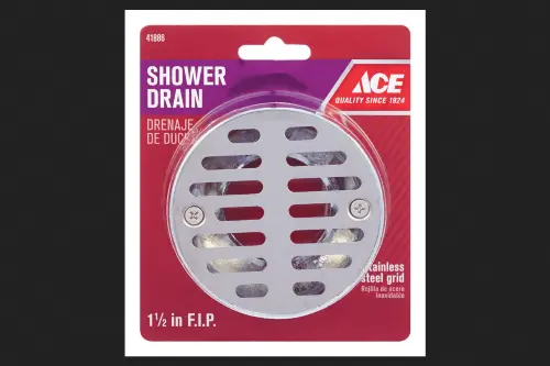 [41886] Ace 1-1/2 in. D Stainless Steel Shower Drain