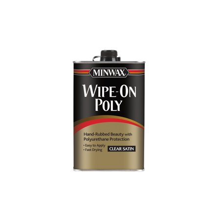 Minwax Wipe-on Poly Satin Clear Polyurethane 1 Qt