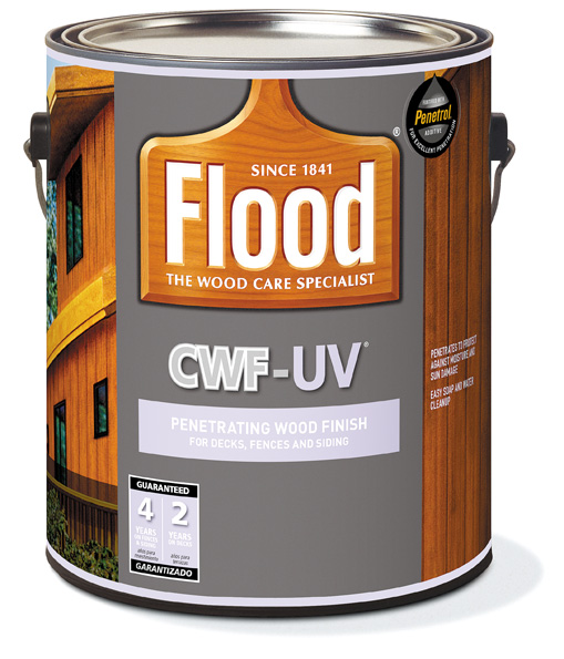Flood CWF-UV Transparent Smooth Honey Gold Water-Based Acrylic/Oil Penetrating Wood Finish 1 Gal