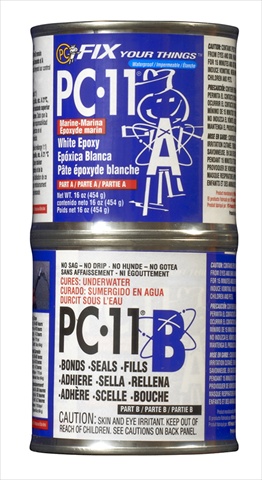 [420020747] PC-11 Marine All Purpose High Strength Off White Epoxy 16 Oz