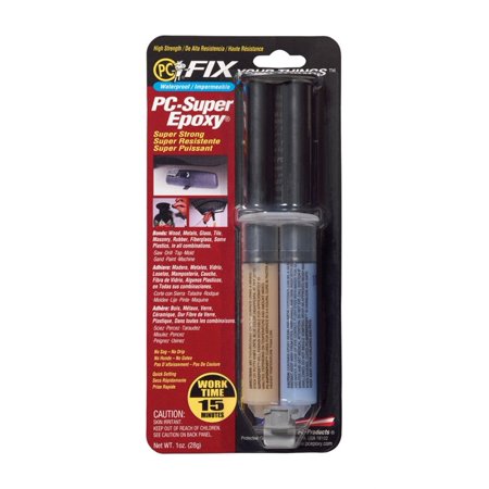 Glue Pen, SuperEpoxy Series, White, 0.75 Oz, Tube, 1:01 Mix Ratio, 4 Hr Functional Cure