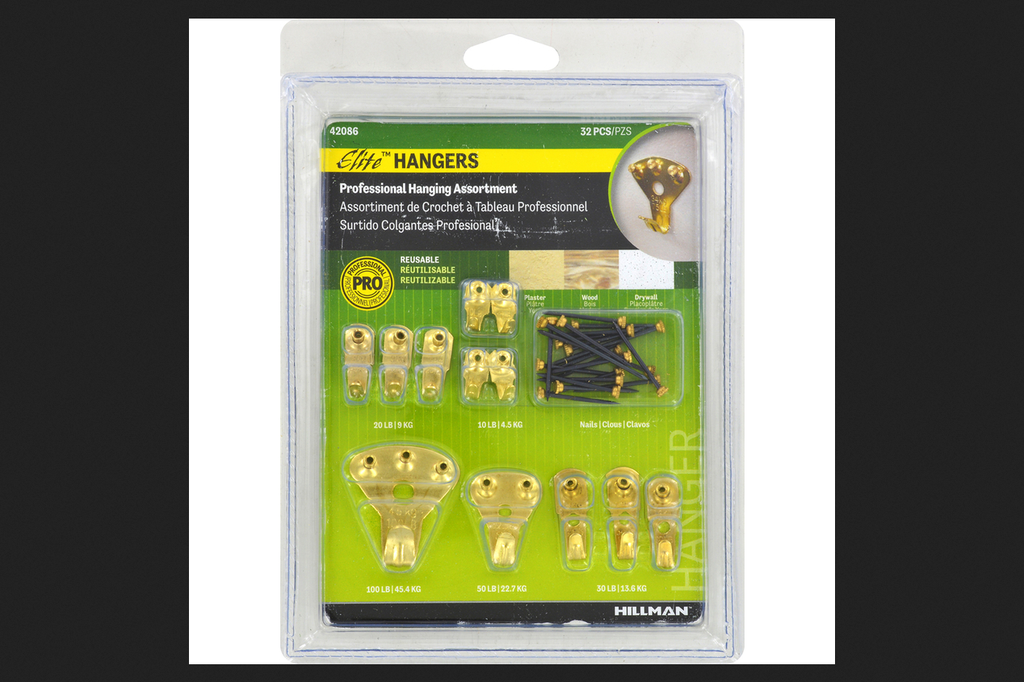 CLASSIC PICTURE HANGER KIT ASSTD
