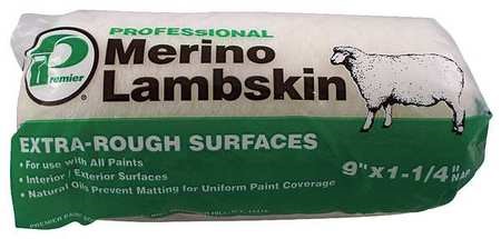 Premier Paint Roller 9 in. X 1-1/4 in. High Density Lambskin Roller Cover (12-Pack)