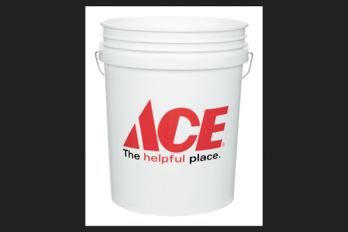 [422005156] Ace Plastic Bucket 5 Gal. White