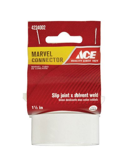 [4224002] Ace 1-1/2 in. D Polypropylene Marvel Connector