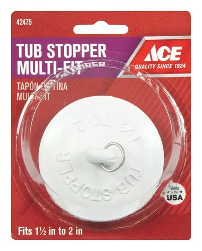 Ace 1-1/2 to 2 in. Dia. Tub Stopper Rubber