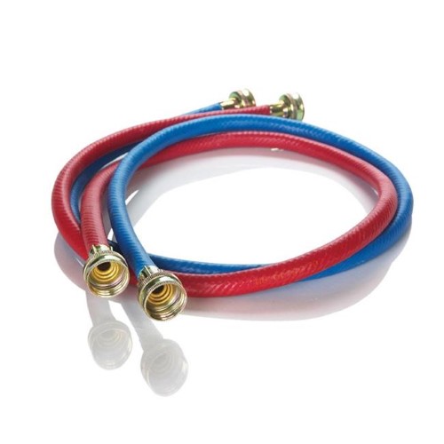 Ultra Dynamic Products 3/8 in. FGH X 3/4 in. D FGT 8 Ft. Rubber Washing Machine Supply Line
