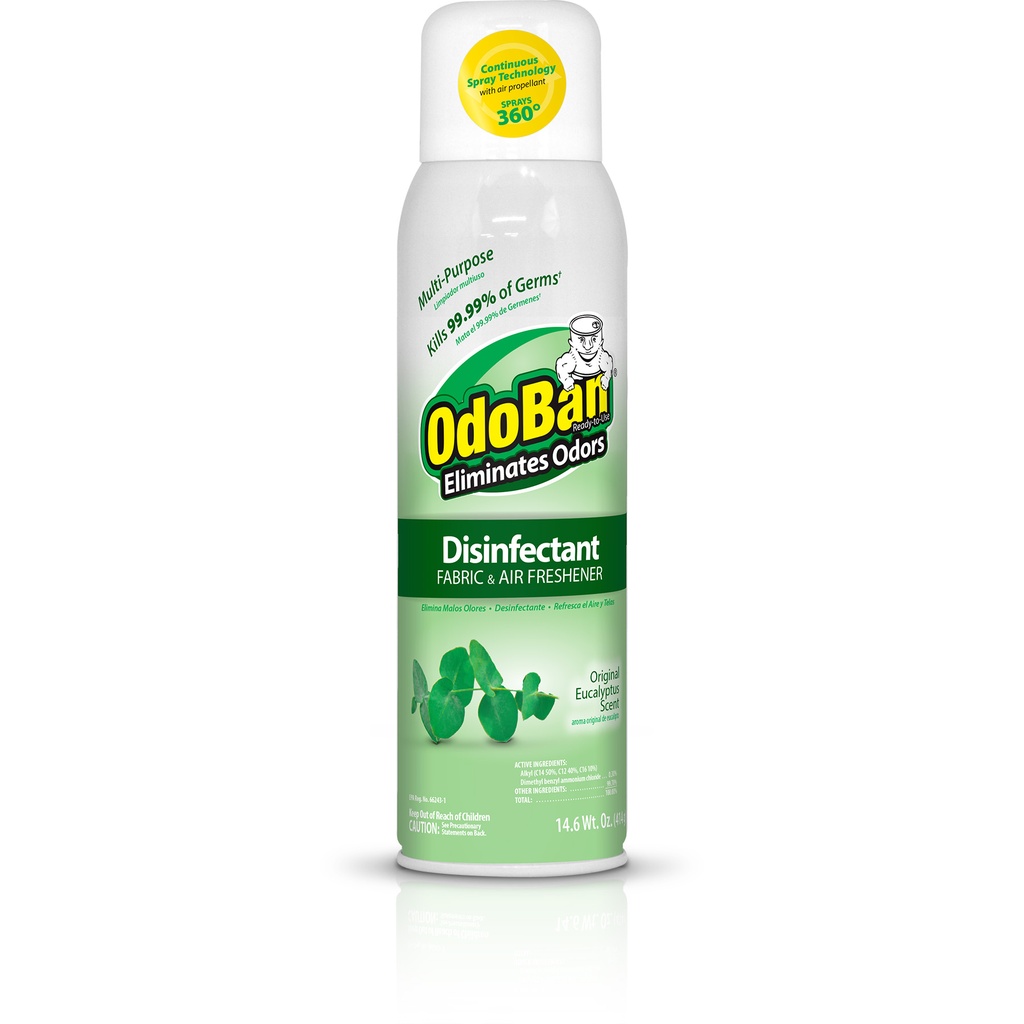 [430001708] OdoBan Eucalyptus Scent Disinfectant Fabric & Air Freshener 14 Oz