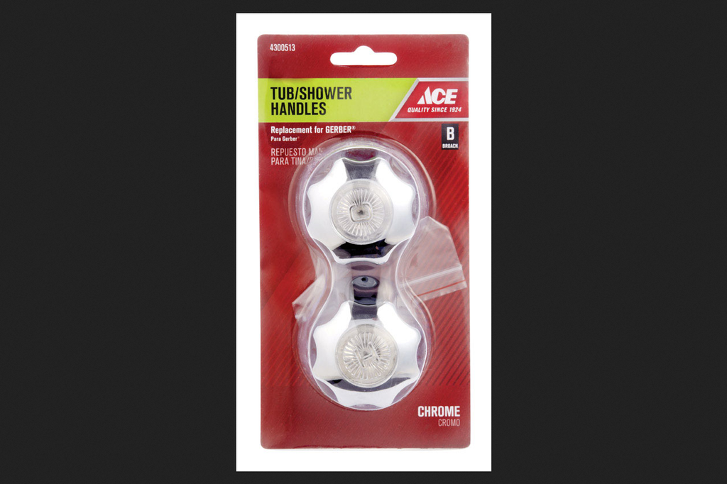 [4300513] Ace for Gerber Chrome Tub and Shower Faucet Handles