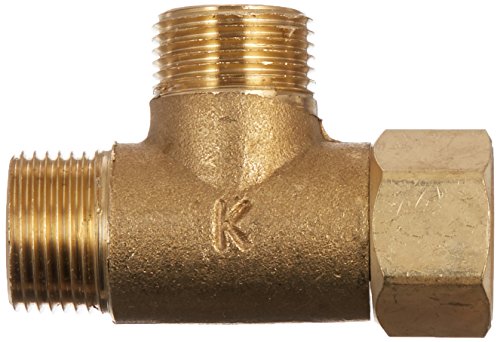 Ace Add a Tee 3/8 in. Female Compression Swivel X 3/8 in. D Male Compression Brass Adapter