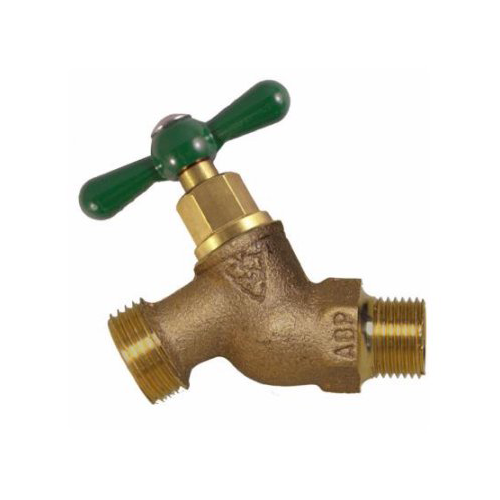 Arrowhead 1/2 in. MIP X 3/4 in. Hose Brass Bibb