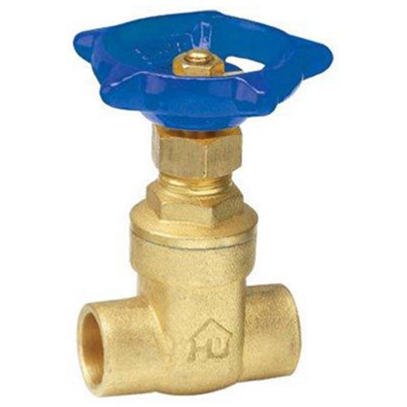 Homewerks 1/2 in. Sweat Brass Gate Valve