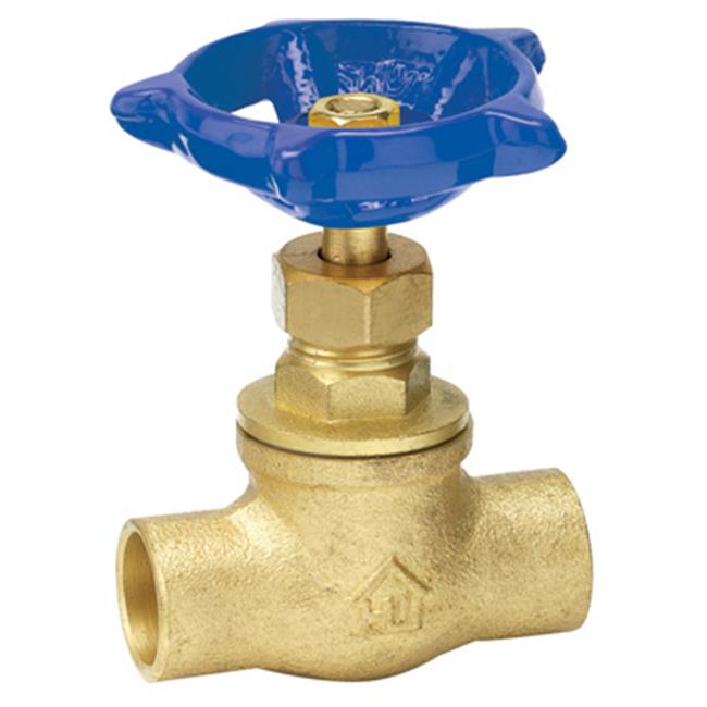 Homewerks 1/2 in. Sweat X 1/2 in. Sweat Brass Stop Valve