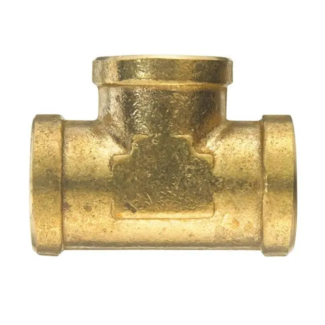 PIPE TEE 3/8"FPT BRS