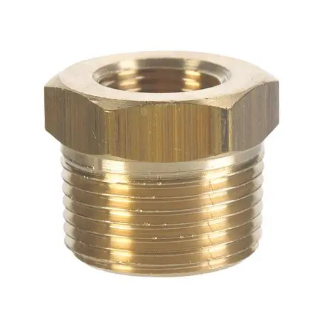 Company 1/4 in. MPT X 1/8 in. D FPT Brass Hex Bushing