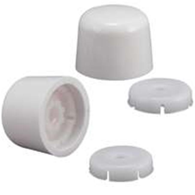 Plumb Pak Toilet Tank Bolt Caps White Plastic for Universal