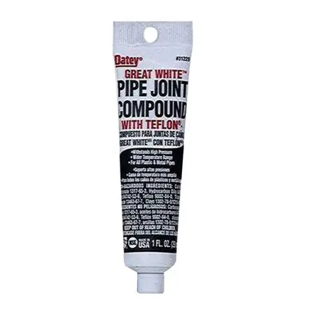 Oatey Great White White Pipe Joint Compound 1 Oz