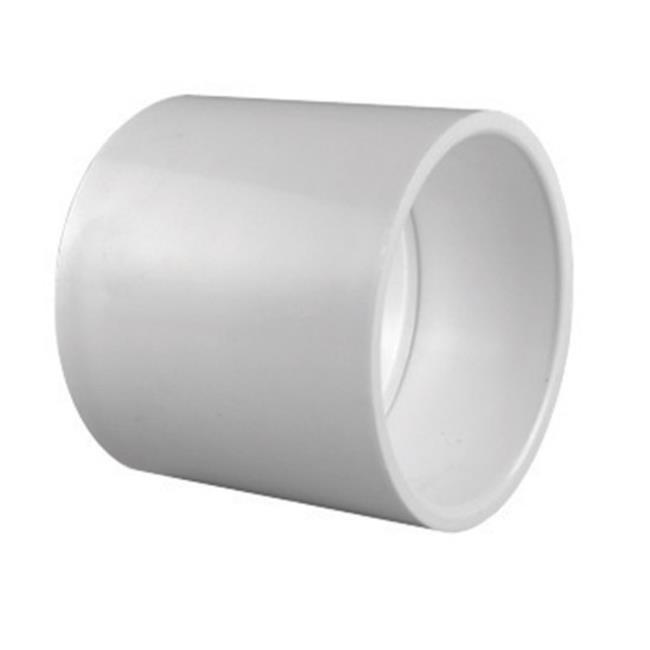 [440002285] Charlotte Pipe Schedule 40 2 in. Slip X 2 in. D Slip PVC Coupling 1 Pk