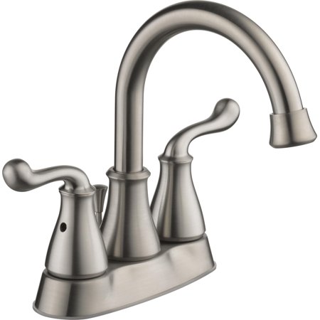 Better Homes & Gardens Two Handle Centerset Bathroom Faucet in Brushed Nickel