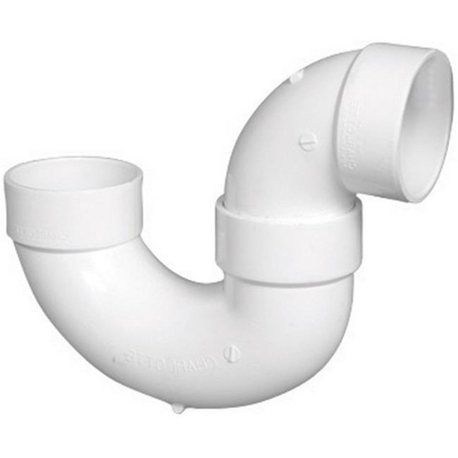 [440014565] Charlotte Pipe Schedule 40 2 in. Hub X 2 in. D Hub PVC P-Trap