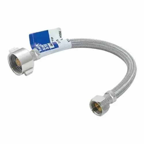 3/8\" Compression Inlet, 7/8\" Ballcock Outlet, Reinforced PVC Closet Supply Line MPN:48140