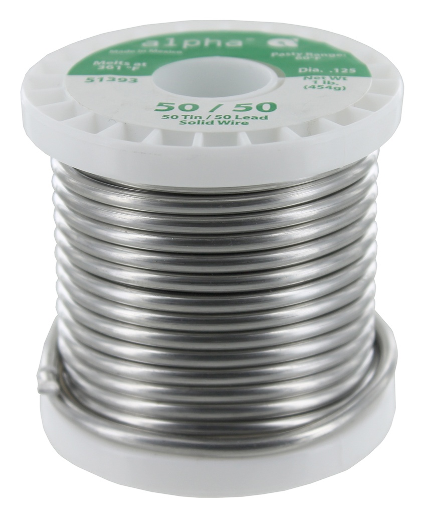 [440018120] Solid Wire Solder: Alloy MPN:486705050.125-1