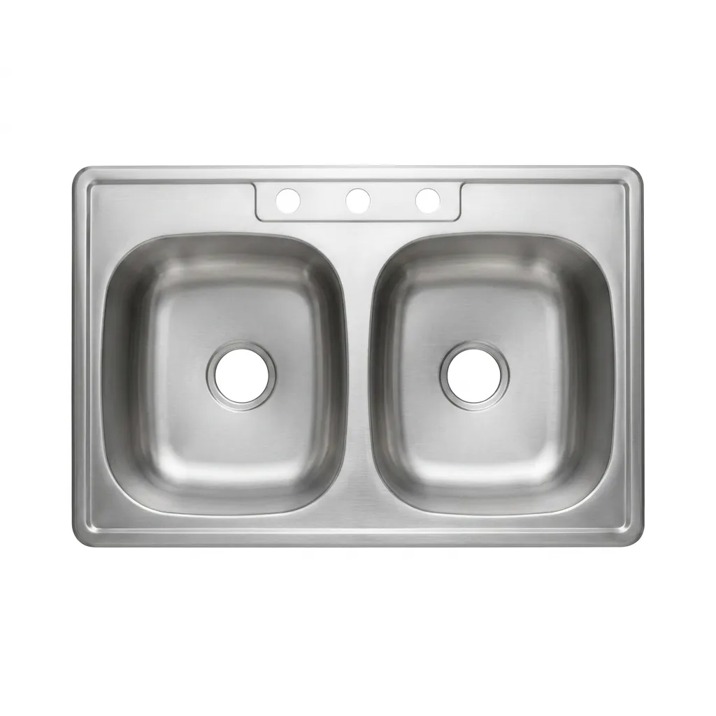 [440019037] FREG. DBL.33"X22"X9" 18G SS304
