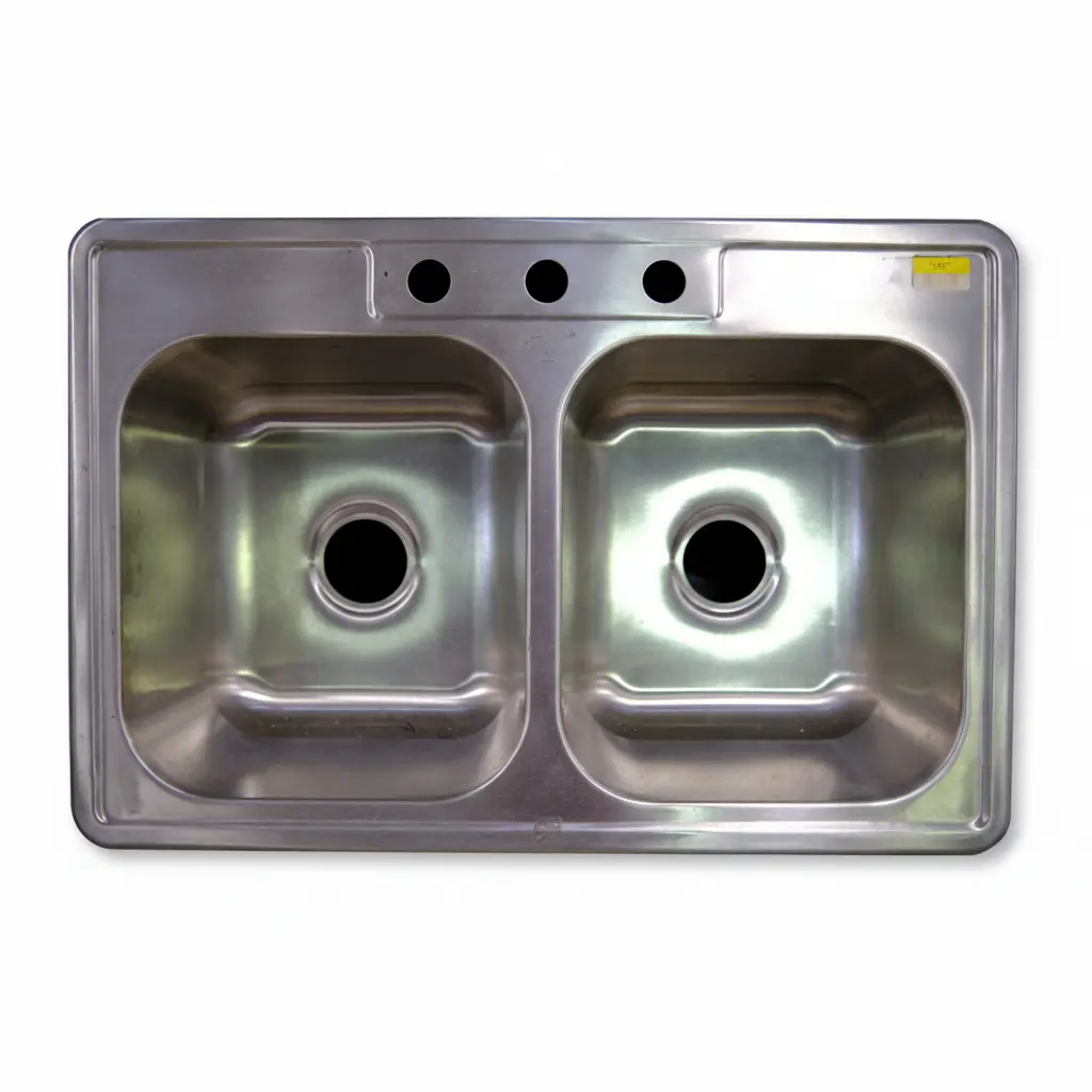 FREG. DBL.33"X22"X9" 18G SS304