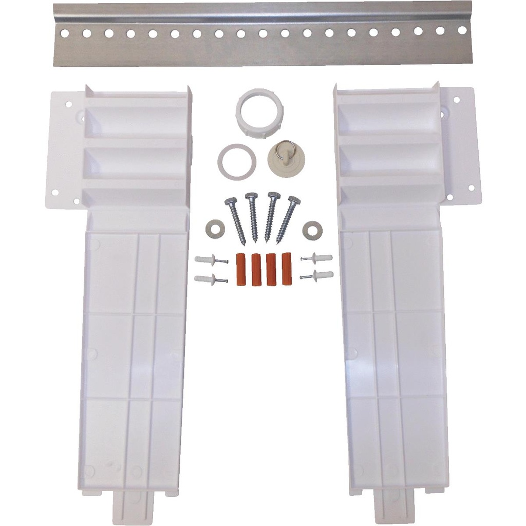 Mustee Wall Bracket Laundry Tub Hardware Kit 18.200W - All