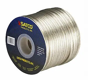 Satco 16/2 SPT-2 105 Degree C 250 Ft per Spool Clear Silver
