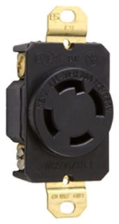 Pass & Seymour L1430R 30 Amp NEMA L1430 Single Receptacle