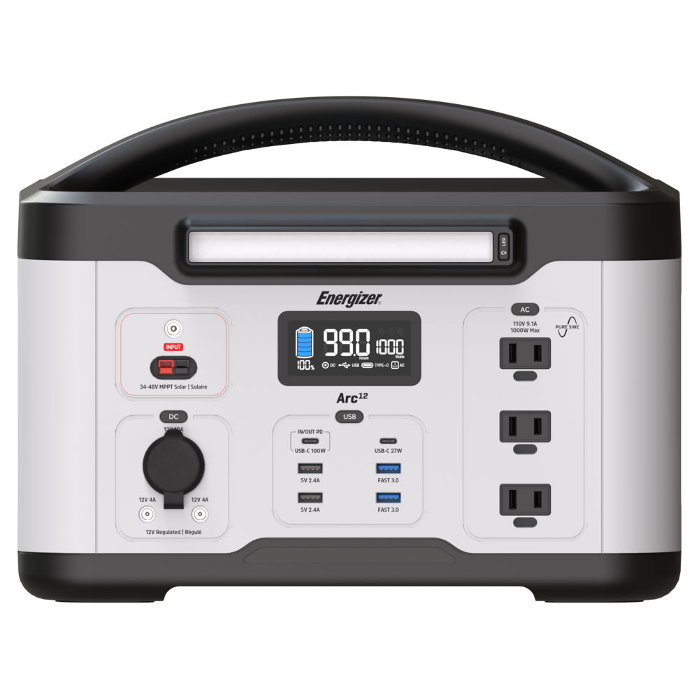 Energizer ENRPWRSTNAC Arc12 Lithium-Ion Powerstation - 1200Wh/1000W