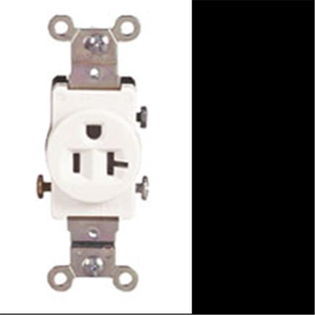 Receptacle, 5-20R, 20 a, 125V AC, 2 Pole, 3 Wire, Flush Mount
