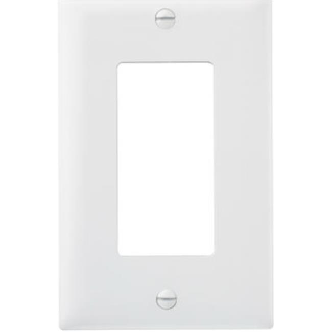 Legrand TP26 TradeMaster 1-Gang Decorator Outlet/Rocker Wall Plate White Wall Controls Wall Plates Outlet Plates